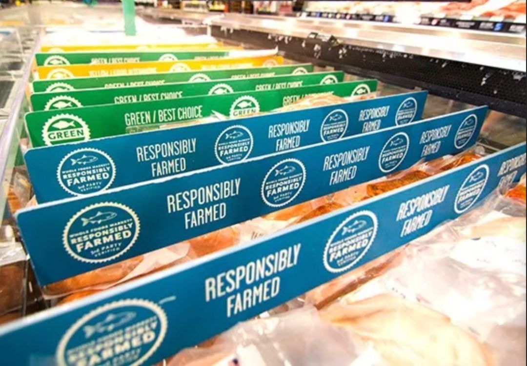全食超市可持续海鲜评级  ／来自：EPR RETAIL NEWS
